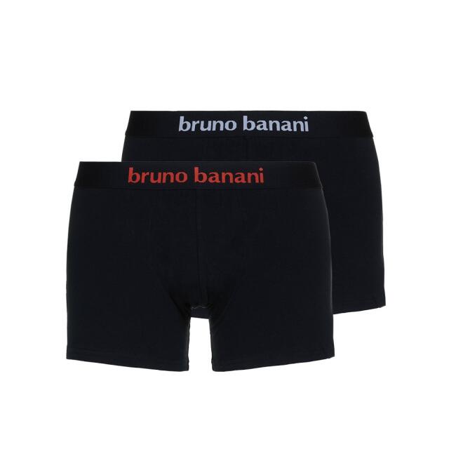 2er-Pack Bruno Banani Boxershorts Flowing schwarz, weiß / schwarz,rot S