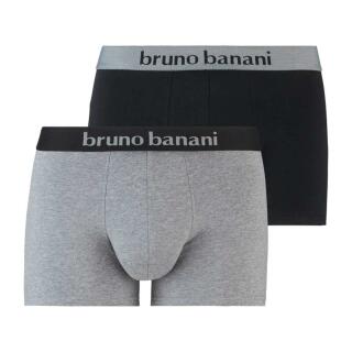2er-Pack Bruno Banani Boxershorts Flowing schwarz, weiß / schwarz,rot S