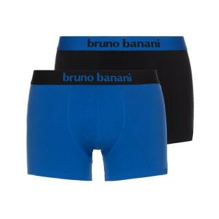 2er-Pack Bruno Banani Boxershorts Flowing schwarzgrau/graumelange S