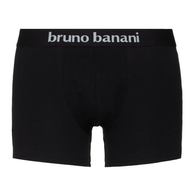 2er-Pack Bruno Banani Short schwarz/grau print // schwarz S