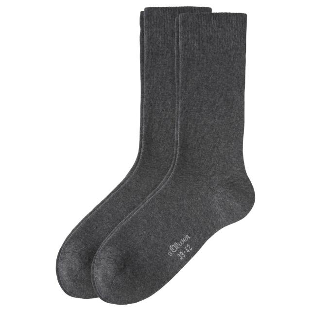 8 Paar S. Oliver Men Basic Socken anthrazit 43-46