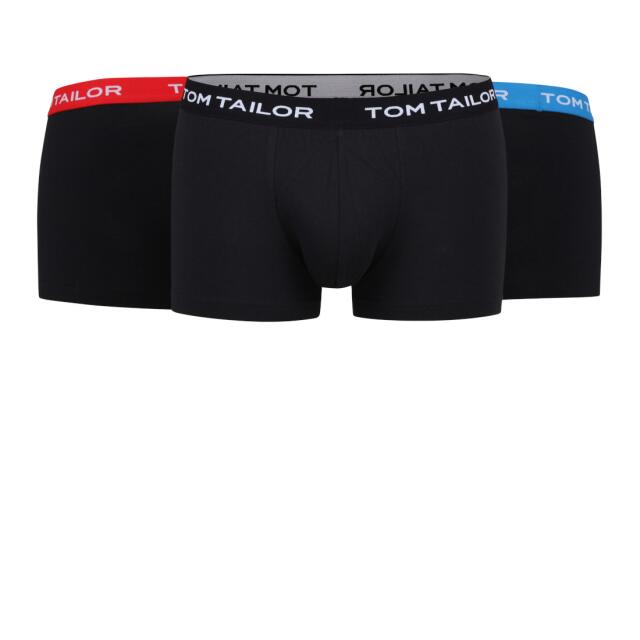 3er-Pack Tom Tailor Pants schwarz-dunkel-uni XL