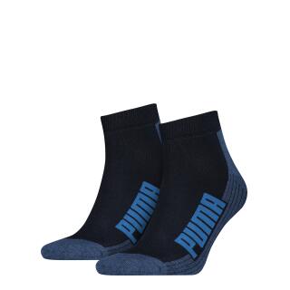 Puma Quarter Socken blau 003 35-38 6 Paar (3er-Pack)
