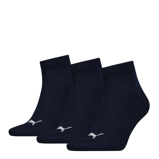 Puma Quarter Socken schwarz 35 -38 6er- Pack  (2x3)